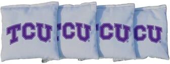Skip's Garage Texas Christian University TCU Horned Frogs Grey Cornhole Bags