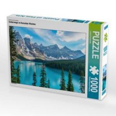 CALVENDO Puzzle Ein Motiv aus dem Kalender Unterwegs in Kanadas Westen | 1000 Teile Lege-Größe 64x48cm Foto-Puzzle für glückliche Stunden