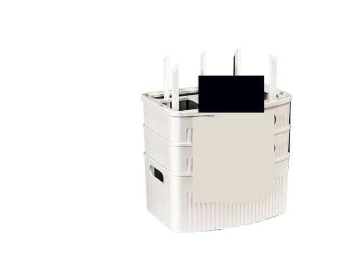 Multifunktionale Router-Aufbewahrungsbox Kabelloser WiFi-TV-Schrank-Organizer, Ständer, Zubehör, Plug-in-Regal, Heimorganisation(Color 13)