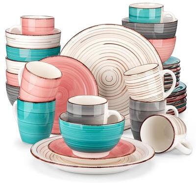 vancasso 32-Piece Exquisite Stoneware Dinnerware Set (Service for 8)