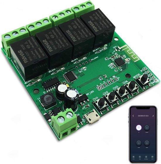 4-kanaals WiFi Smart Switch - Slimme Huishoudelijke Afstandsbediening