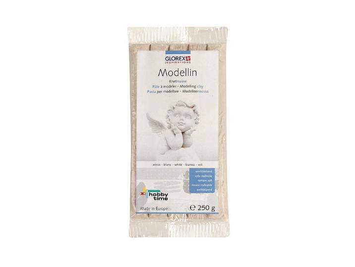 Hobby Time Modellin Knetmasse Weiss 250 g