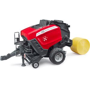 bruder Landwirtschaftsfahrzeug Massey Ferguson RB 4180V, Rundballenpresse mit 1 Rundballen, Maßstab 1:16