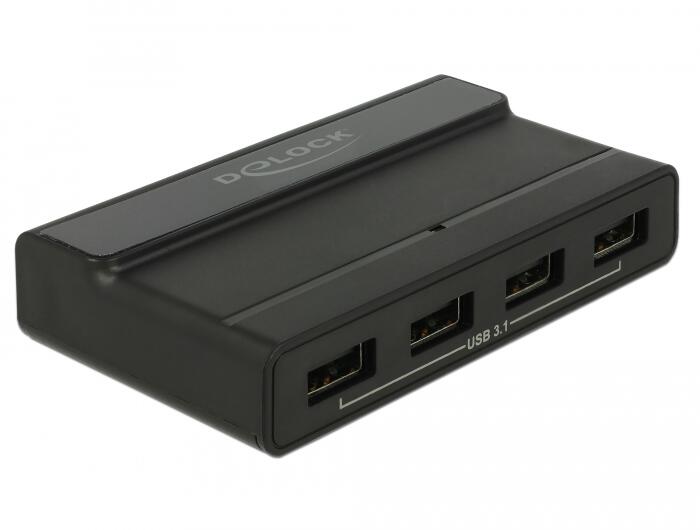 DeLOCK Externer USB 3.1 4 Port Hub 64053