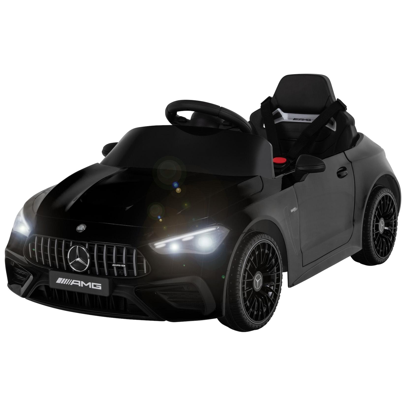 Kinder-Elektroauto Mercedes AMG CLE 53, Bremsautomatik, 3-5 km/h, Soft-Start, LED, Fernbedienung
