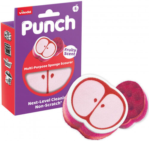 VILEDA PUNCH Apple éponge 1 pc 182810