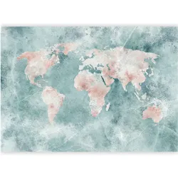 Artgeist, Tapete, Fototapete - Delicate Map (150 x 105 cm)
