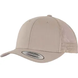 FLEXFIT Unisex Vintage Trucker Kappe Netz Cap 6606/6606T khaki one size