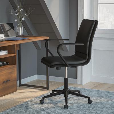 Lancaster Home Designer Executive Swivel Office Chair with Arms