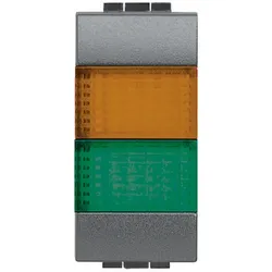 Legrand L4372AV Doppel-Leuchtsig. Orange/Gruen
