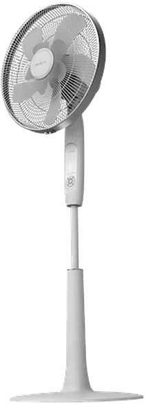 Ventilador de pie - Cecotec EnergySilence 1010 Extreme Connected, 6 velocidades, 60W, Control remoto, Blanco