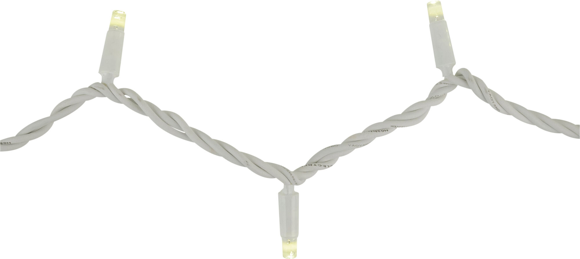 Showtec Led-Gummikette Mit Statischen Lichtern, Ww-Weiß – 200 Leds – 20 M