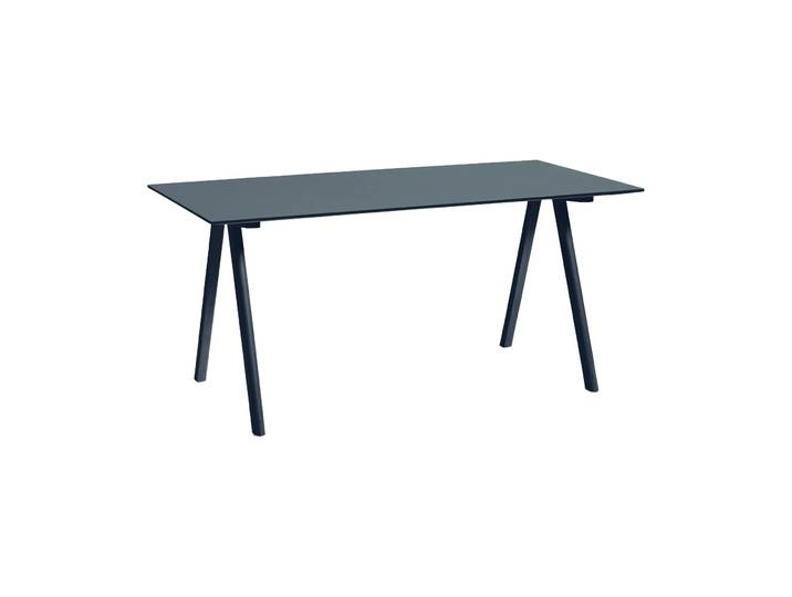 HAY CPH10 2.0 Schreibtisch 80x160 cm Smokey blue linoleum-Deep blue