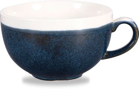 Churchill Tazza Cappuccino 34 Cl Monochrome Sapphire Blue
