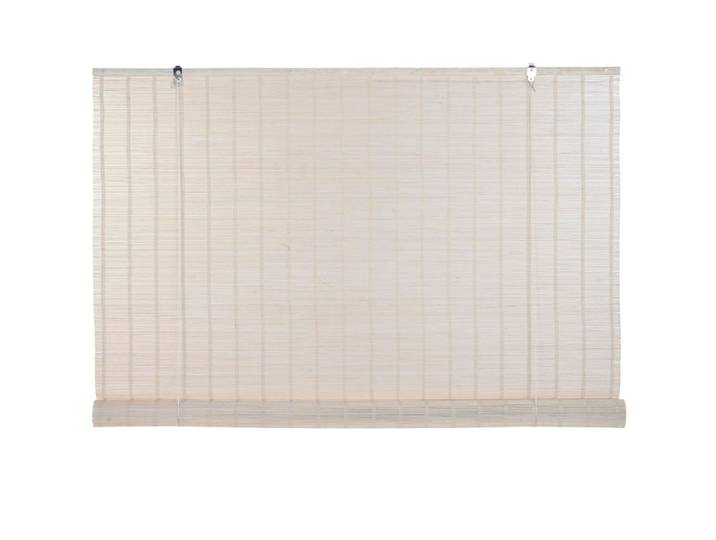 Store enrouleur intérieur en bambou blanc 120x2x175cm