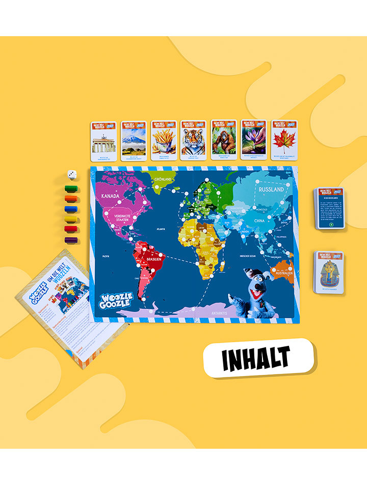 Noris Quiz-Spiel "Woozle Goozle - Um die Welt woozlen!" - ab 6 Jahren - onesize