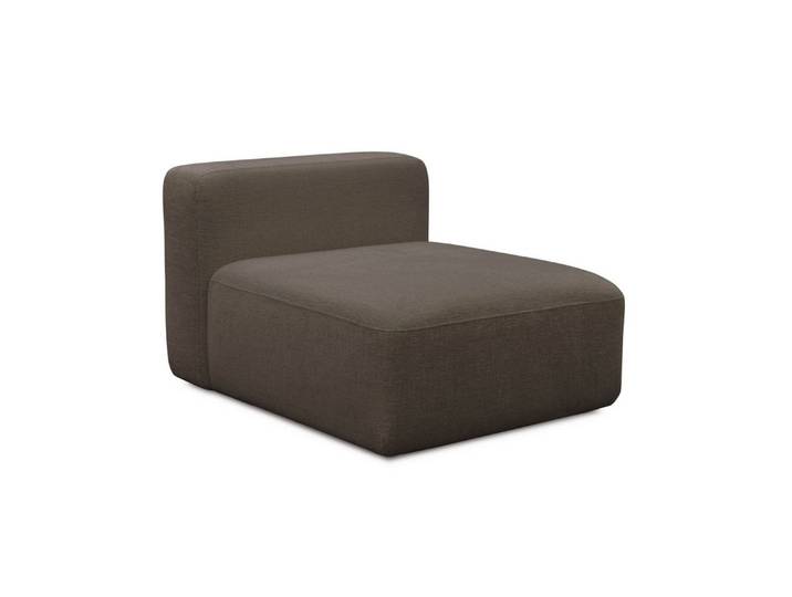 mokebo Ecksofa Sofa Module 'Cubo', in Braun Chenille, Sofa-Modul, jederzeit durch Module erweiterbar, kein Aufbau