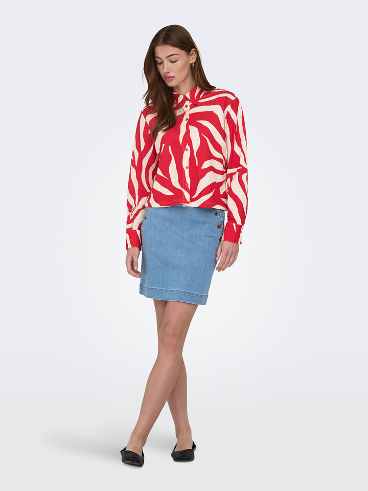 ONLY Bluse in Rot - M