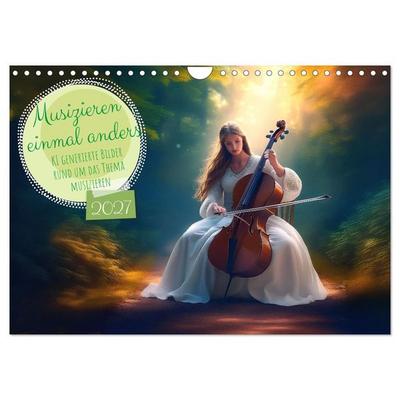 Musizieren einmal anders (Wandkalender 2027 DIN A4 quer), CALVENDO Monatskalender