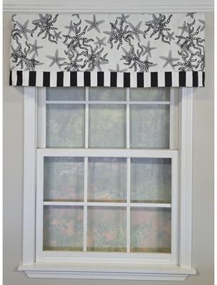 RLF Home Reef Banded Valance