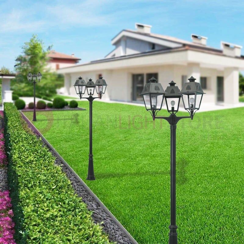 Avignone Lampione Palo Classico Illuminazione Esterno Giardino