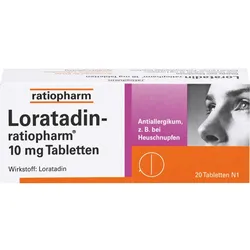 Loratadin-Ratiopharm 10mg Tabletten 20 ST