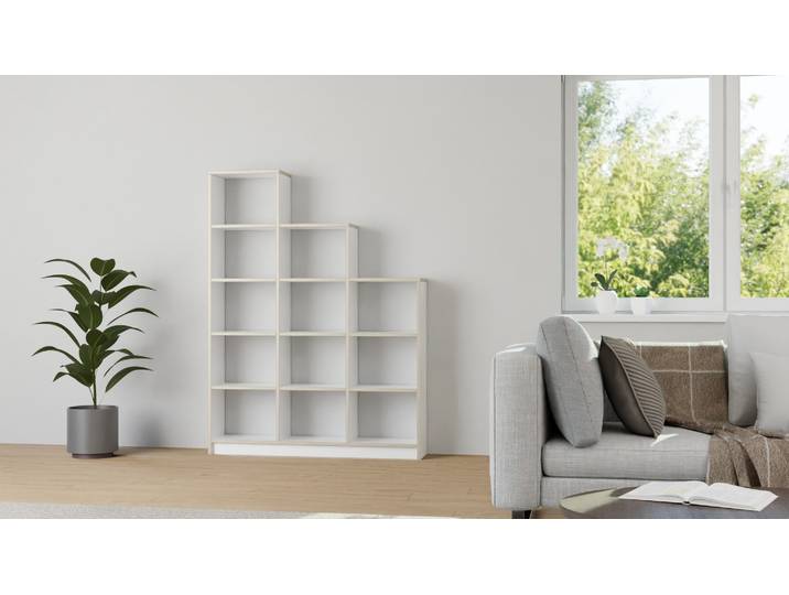Raumteiler aus Multiplex Multiplex Multiplex Weiß