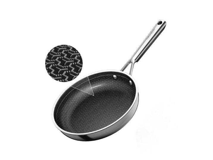LuxusKollektion Bratpfanne Bratpfanne 20cm DiamondTitan Wabenstruktur