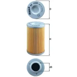 Ölfilter MAHLE OX 1090 für Buell Aprilia 1125 Rsv SL