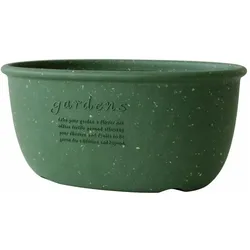 Hachiman, Blumentopf, Pflanztopf Eco Oval 490, Blumentopf, Polypropylen, Grün, 19 L, 241355 (30 x 48.80 x 22.30 cm)