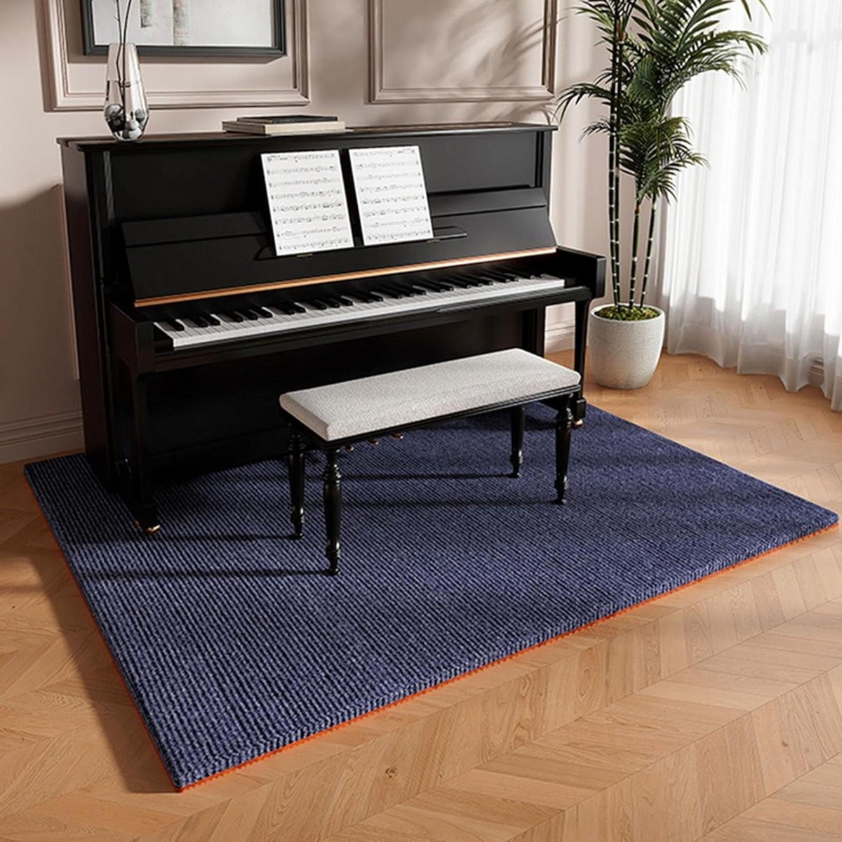 Geluiddicht Tapijt Grijs - Snijdbaar Vloermat voor Muziekstudio's