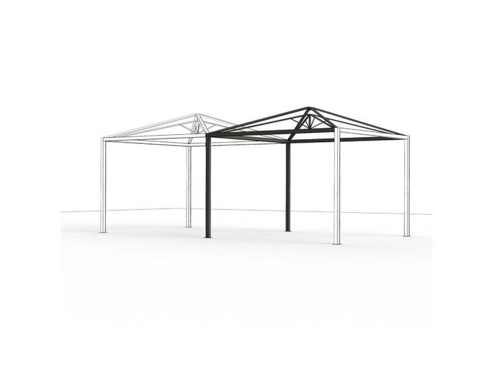 Siena Garden Pavillon-Erweiterung, Metall, 315.2x301x307.6 cm, Sonnenschutz, Pavillons