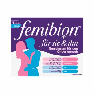 WICK Pharma - Zweigniederlassung der Procter & Gamble GmbH FEMIBION für Sie & Ihn Tabletten 27,20 g 19669131