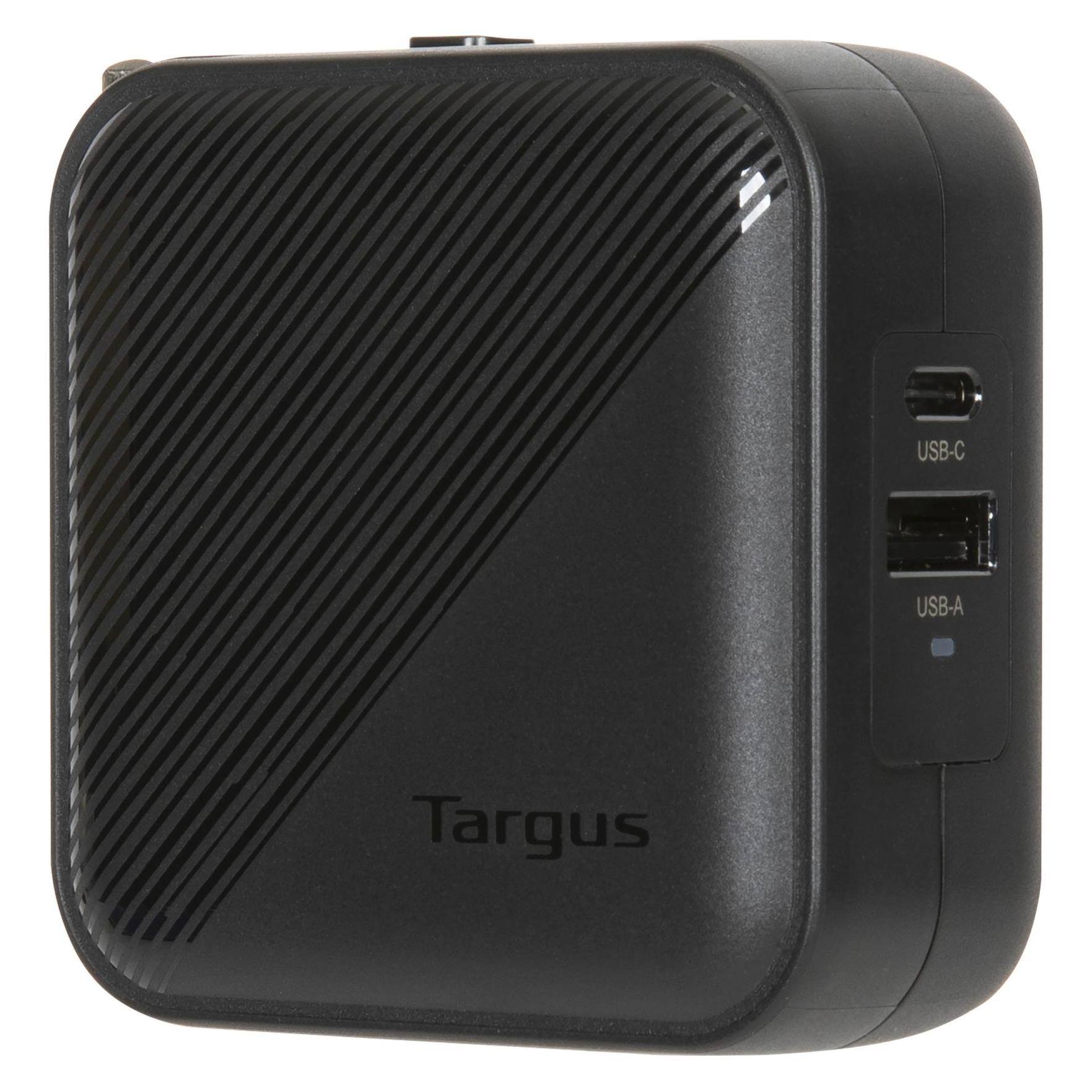 Targus 65W GanCharger-Multi port- travel adapt (65 W, 2 Ports) (APA803GL)
