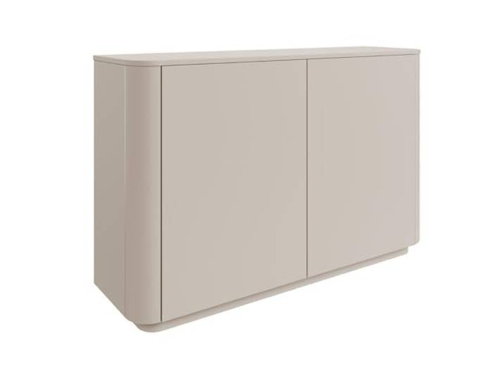 Selsey Kommode Mit Schubladen, 140 cm Breite, Zweitürige Kommode Kaschmirgrau, Minimalistisches Design, Kommoden & Sideboards, Kaschmirmatt, Robuste Spanplatte