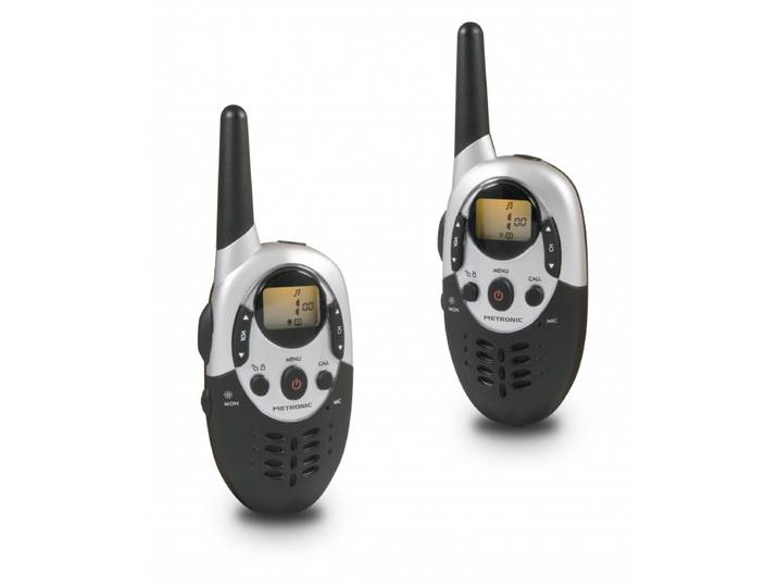 Talkie Walkie Portée 8 Km - Noir
