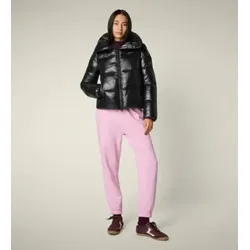 Save The Duck für Damen. D39370W-LOVE21 Isla Jacke schwarz (L), Lässig, Nachhaltig, Recyceltes Nylon