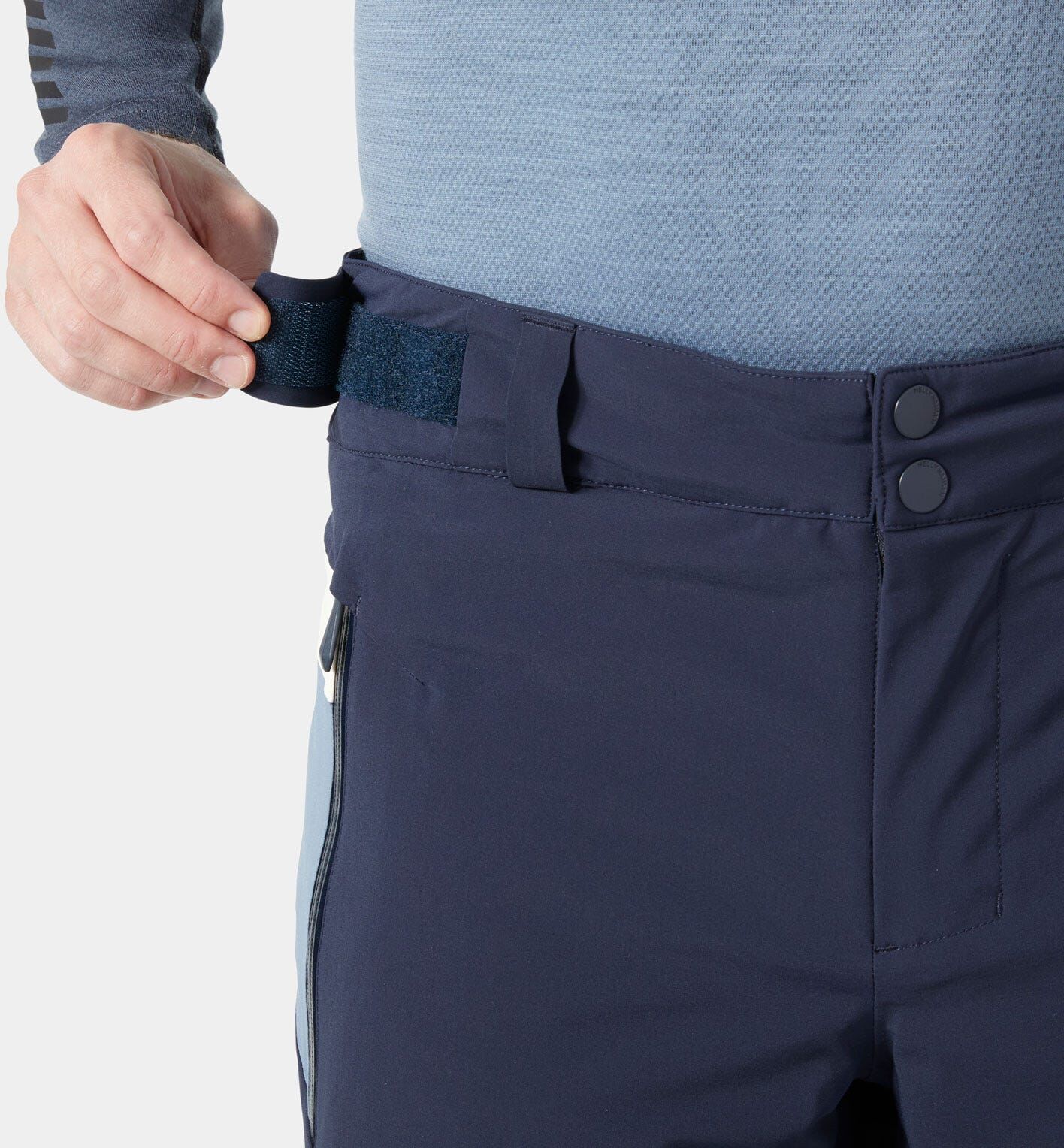 Helly Hansen Men's Kvitfjell Race Insulated Zip Off Ski Trousers - Blue - 2XL