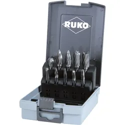 RUKO Hartmetall-Frässtifte-Satz - mit Alu-Verzahnung - 10-tlg. - 116103ARO