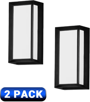 Inspire Curations 24W IP65 Waterproof LED Outdoor Wall Lamp Modern Porch & Garden Light b 2pack 24w 3000k