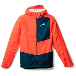 Brooks Herren High Point Waterproof Jacket  2.0 orange