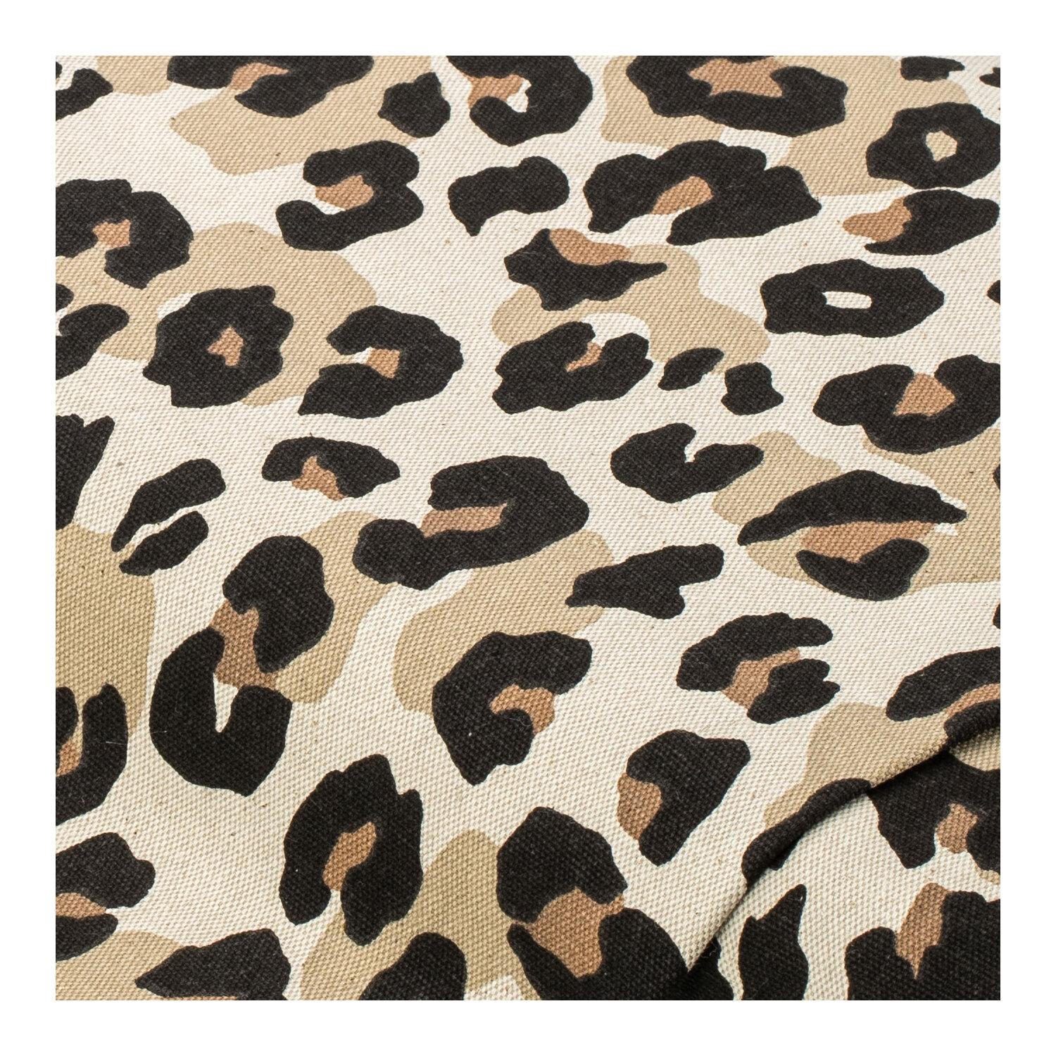 Baumwoll-Canvas "Leo", natur-color