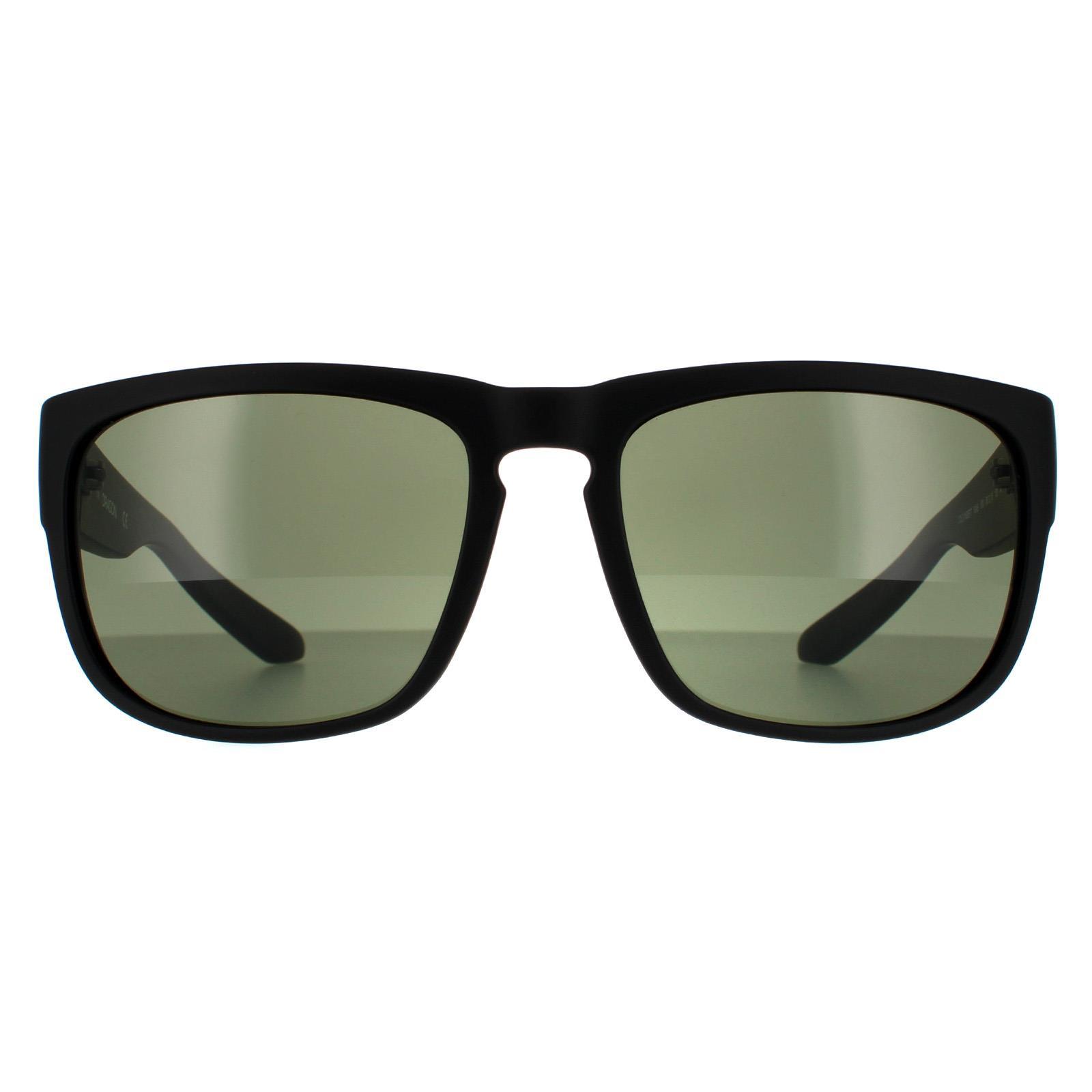Dragon Zonnenbril Rune 40725-003 Mat Black G15 Green
