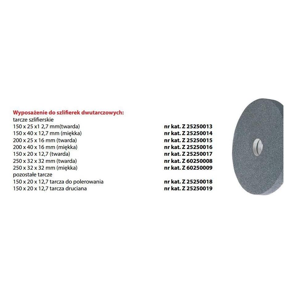 Proma TARCZA SZLIFIERSKA 150x25x12,7mm TWARDA (25250013)