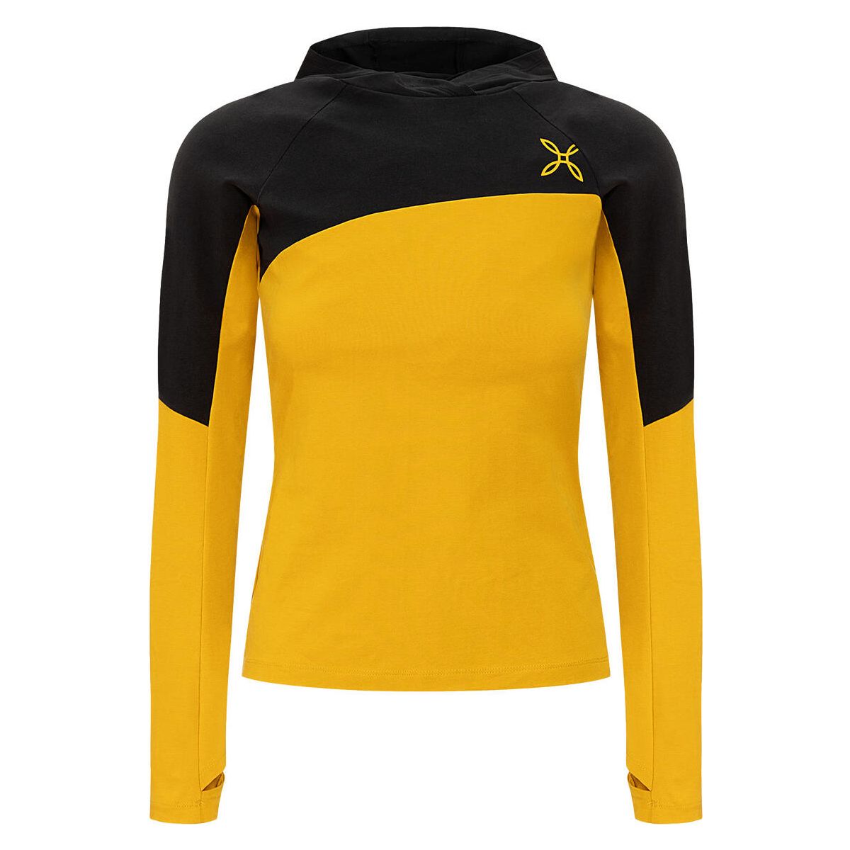 Montura Free EVO Hooded Maglia Woman mustard (348) L MMCF30W-JM002C-348-L