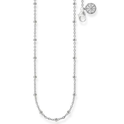 Silberkette THOMAS SABO "für Beads, KK0003-001-21-L45V" Gr. 45, silber (silberfarben), Halsketten, Damen, 45, Silber 925 (recycelt), Silberkette
