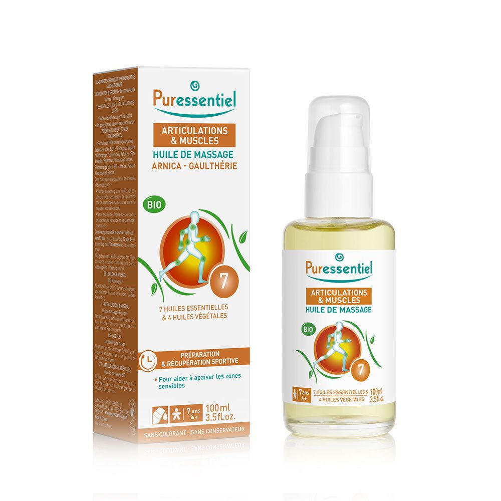 Puressentiel Articulations & Muscles Huile DE Massage BIO - de massage bio. fl 10 100 ml Öl