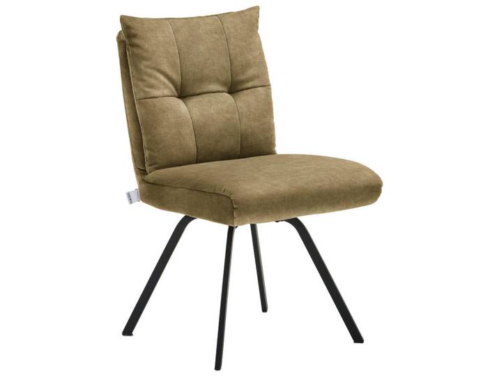 Welnova Stuhl, Braun, Grün, Textil, eckig, 50x82x68 cm, Stoffauswahl, Gestellauswahl, Esszimmer, Stuhl, Esszimmerstühle