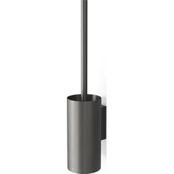 Linea Toilettenbürste wandmontiert, Graphit, PVD-Beschichtung