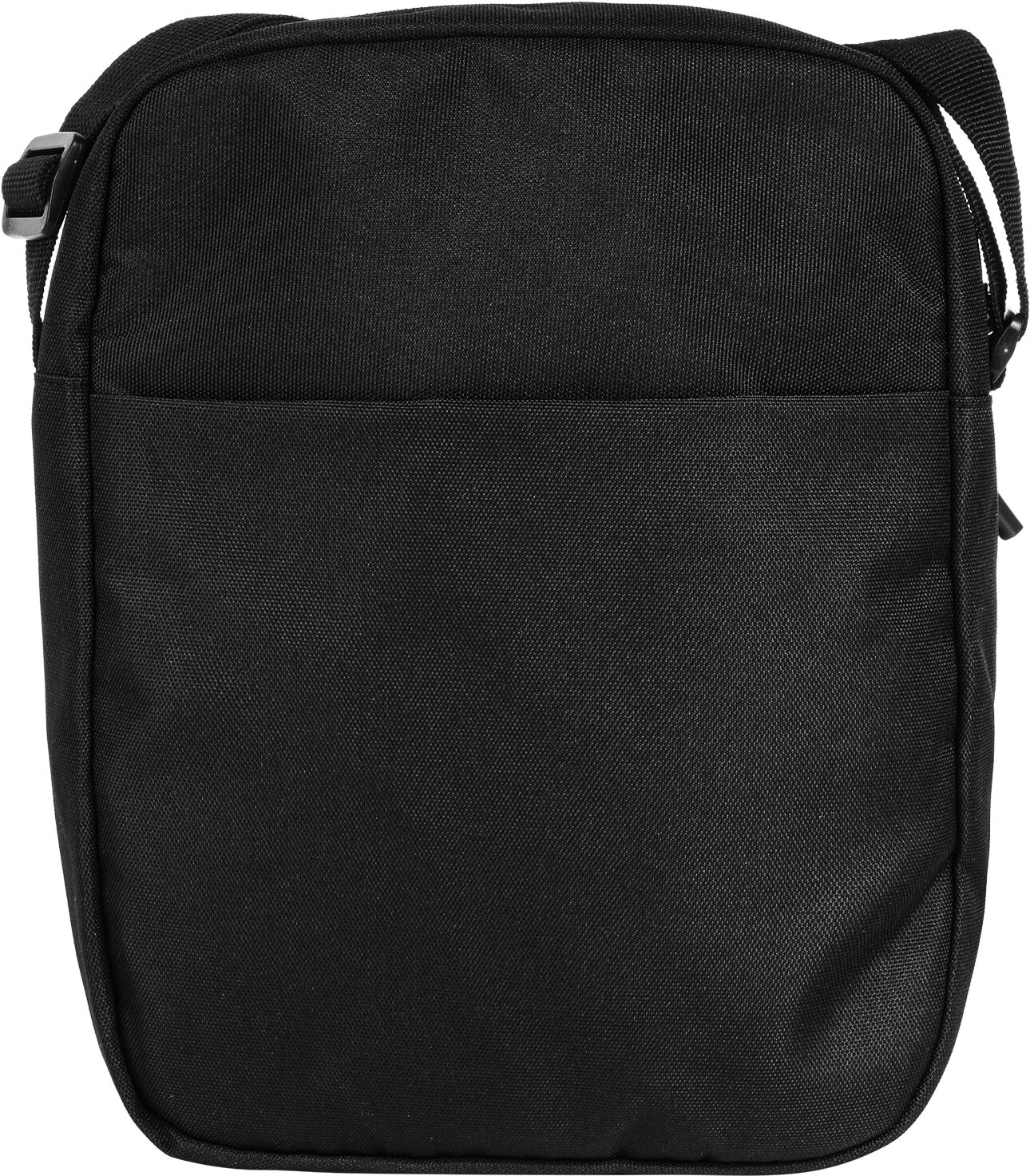 Umhängetasche BUGATTI "BUGATTI Herren, Damen BLANC DELIGHT", Damen, Gr. B/H/T: 19cm x 25cm x 6cm onesize, schwarz, Kunstfaser, unifarben, Taschen Umhängetasche